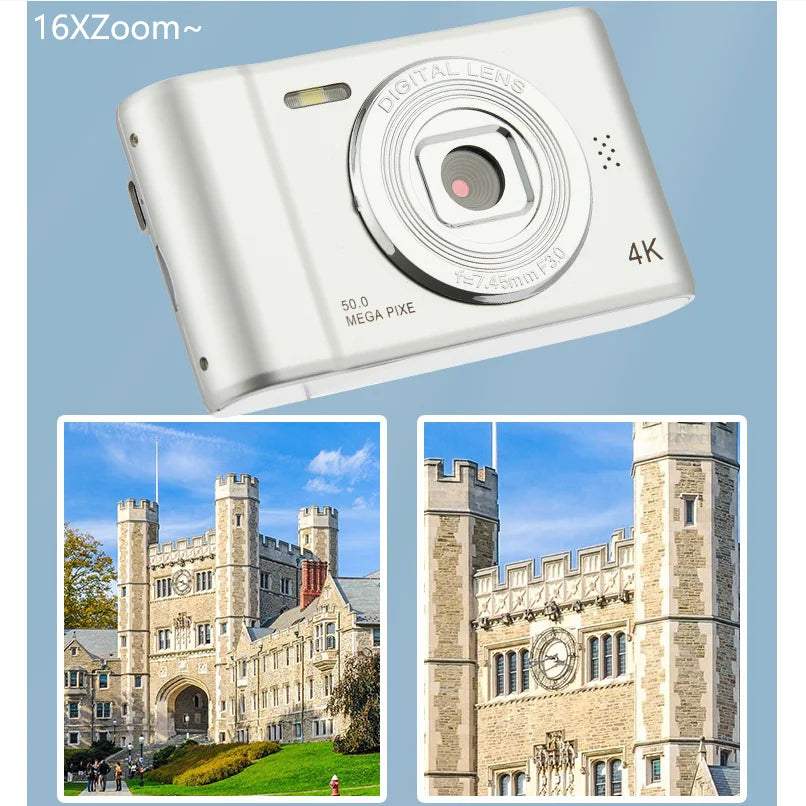 4K Digital Camera Travel Selfie Camera.